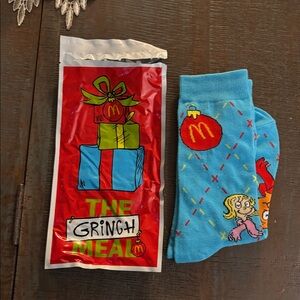 McDonald's Blue Fun Character Socks NEVER WORN